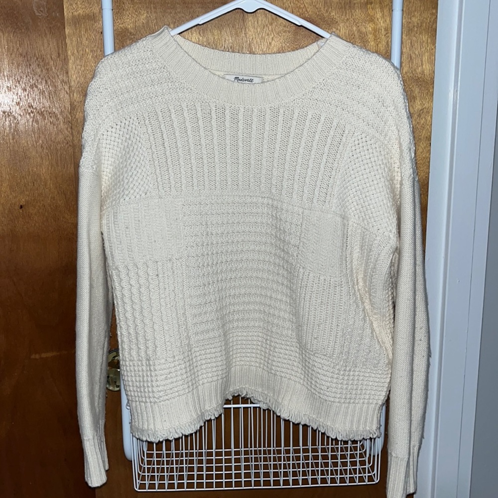Cream Madewell Knit Sweater